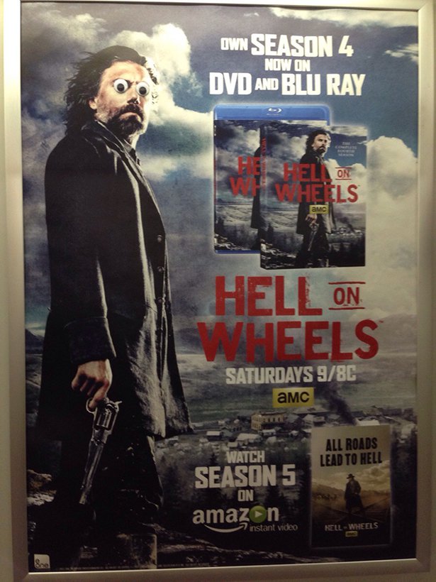 poster - Own Season 4 Now On Dvd And Blu Ray Elon Wat Heels Hell On Wheels Saturdays 98C Amc Watch All Roads Lead To Hell Seasons On amazon instant video Kell Wheels