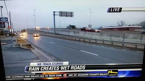 rain creates wet roads - Live We Track Storms Irain Creates Wet Roads Lore Closings And Delays Go To Waff.Com Arc Of Jackson County Delayi