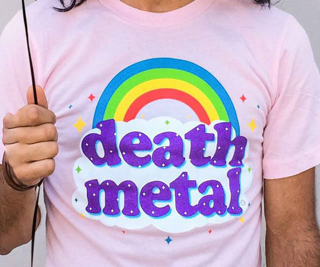 death metal rainbow shirt - death metal