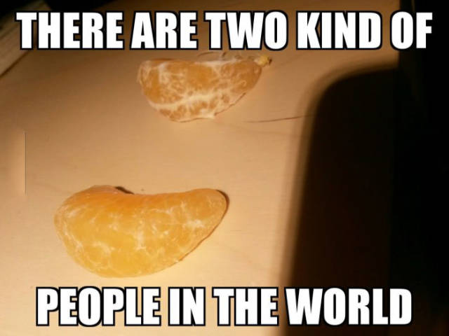 junk food - There Are Two Kind Of People In The World