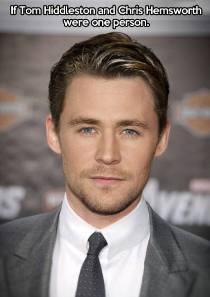 if tom hiddleston and chris hemsworth were one person - If Tom Hiddleston and Chris Hemsworth were one person.