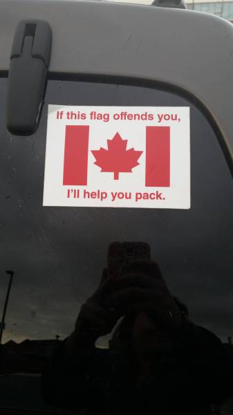 canada day funny - If this flag offends you, I'll help you pack.