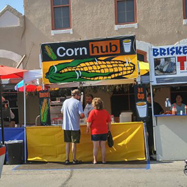 festival food booth - Corn hub Briske