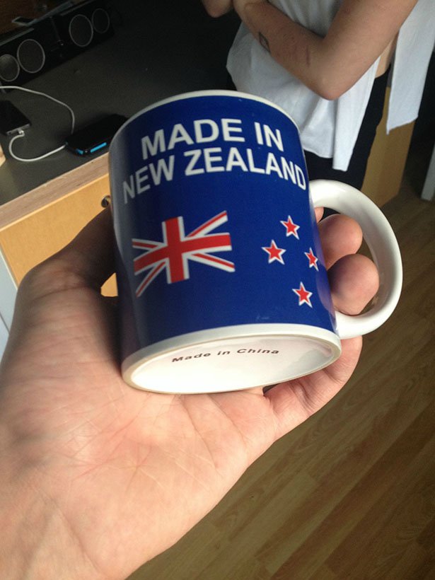 Made In W Zealand New Ze China