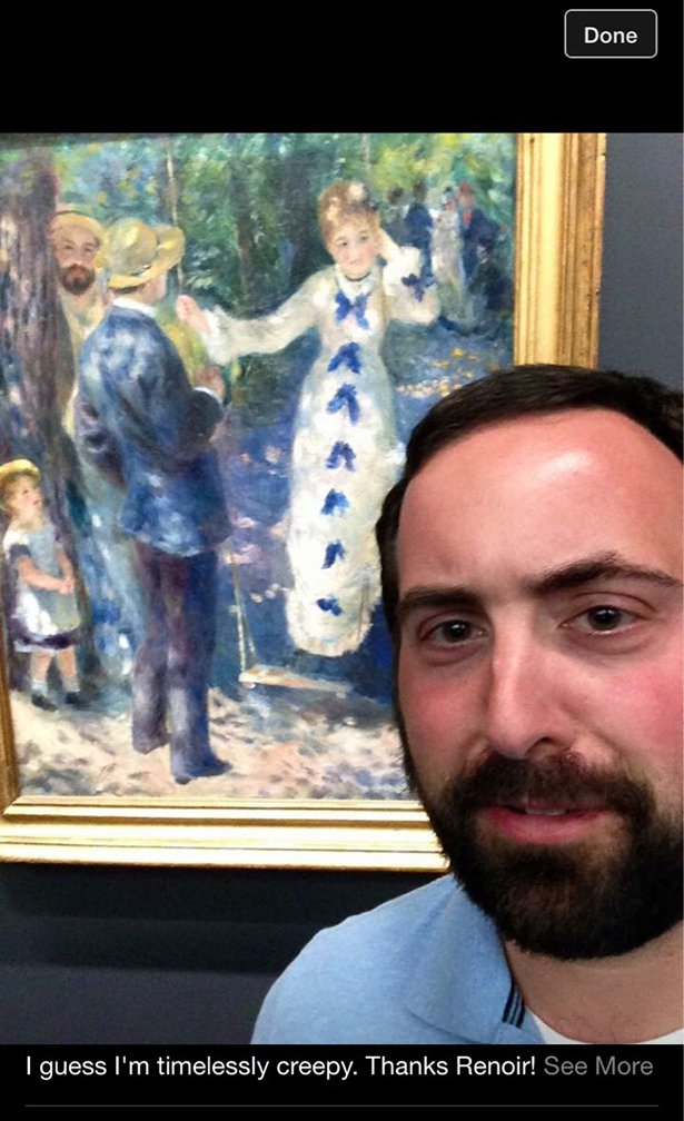 renoir meme - Done I guess I'm timelessly creepy. Thanks Renoir! See More