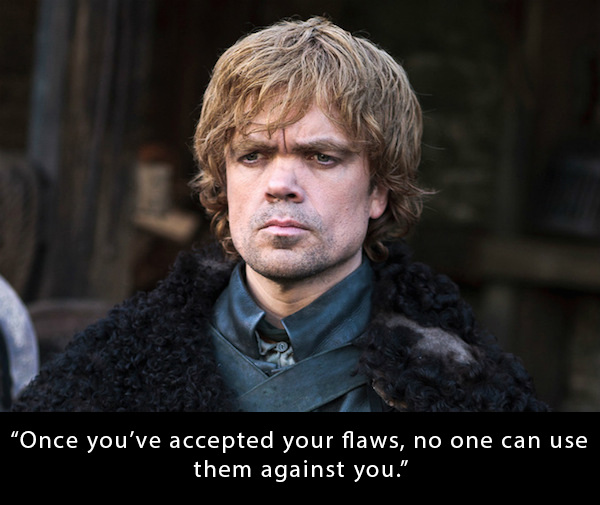 tyrion lannister blonde - "Once you've accepted your flaws, no one can use them against you."