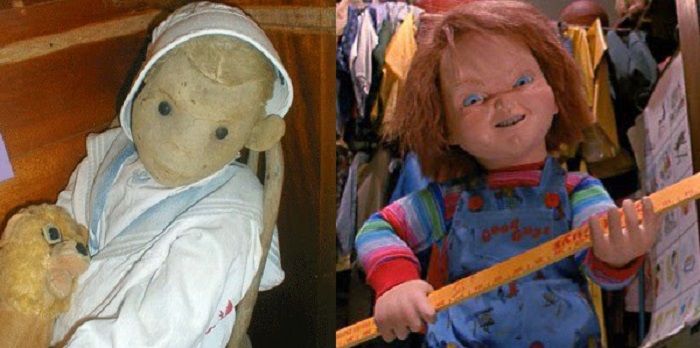 His name is Robert, and he is a 111 year old doll that inspired the Child's Play movies. The possessed doll come to life, Chucky, was based on the tale of Robert, who is believed to have a life of its own, being possessed by evil spirits and haunting its owners. He has been known to cause car accidents, divorces, and plenty of strange misfortunes to anyone who comes near him.