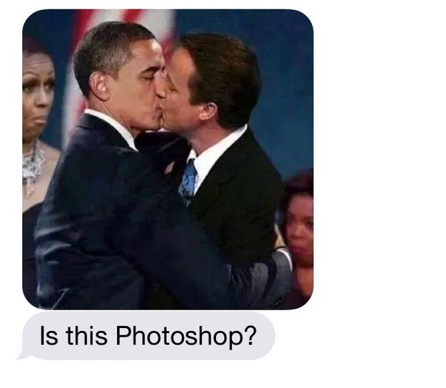 Facepalm. Yes mom, this is Photoshopped…there is no way Oprah would have frowned at that.