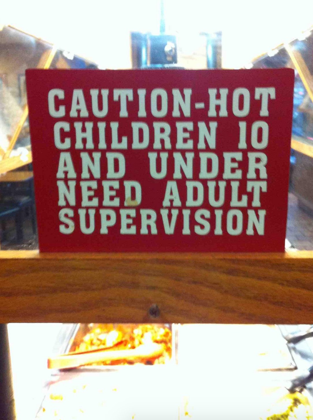 bad punctuation funny - CautionHot Children 10 And Under Need Adult Supervision