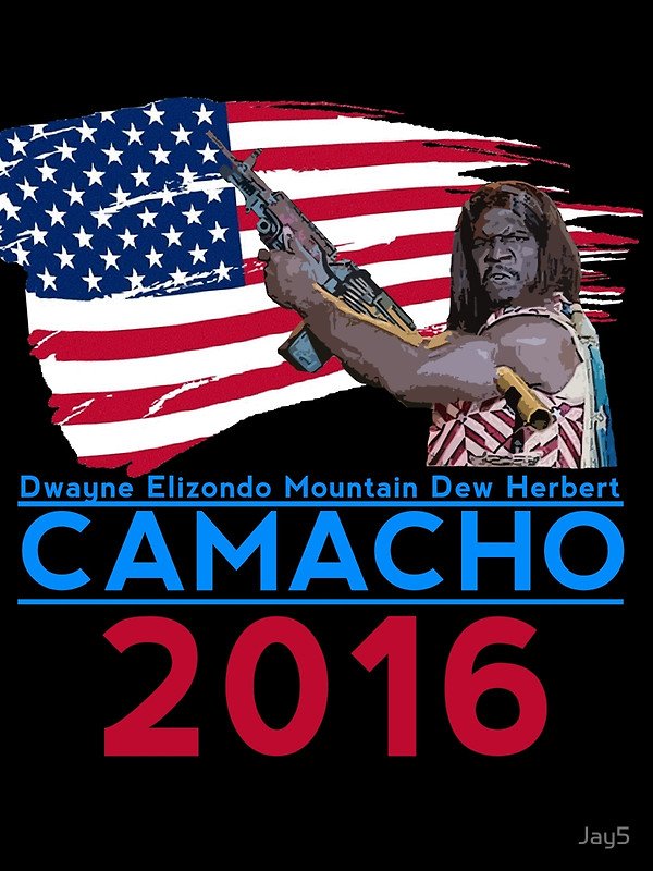 president camacho 2020 - List Dwayne Elizondo Mountain Dew Herbert Camacho 2016 Jay5