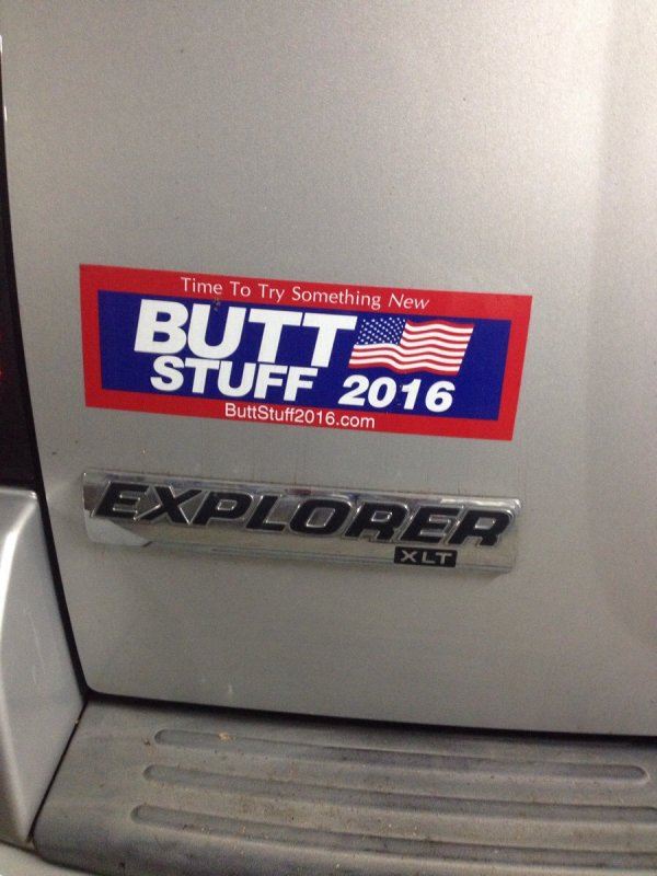 butt stuff 2018 sticker - Time To Try Something New Buff 2016 Explorer ButtStuff2016.com Xlt
