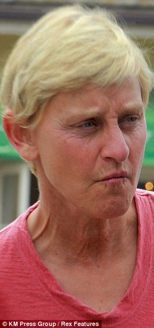 ELLEN DEGENERES WITHOUT MAKEUP