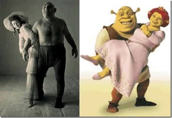 Cartoon Characters And Their Real-life Doppelgangers