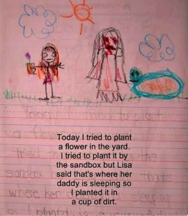 Kid Writes A Story That Would Freak Stephen King Out
