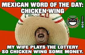 Mexican word of the day - Chicken wing