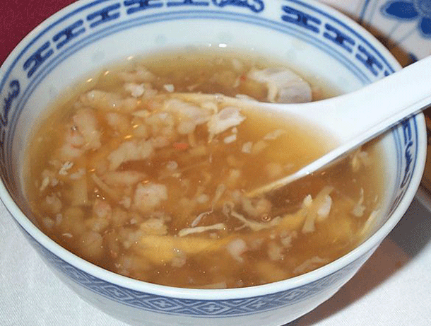 Bird Nest Soup: For hundreds of years the Chinese have used saliva nests in their cooking, primarily in this soup. While there are many varieties, birds nest soup as a whole is one of the most expensive foods on the planet with the red nest variety costing up to 10,000 USD per bowl.