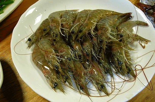 Drunken Shrimp: A popular dish in parts of china where the shrimp are eaten alive but stunned in a strong liquor prior to consumption. This recipe is also popular in parts of the United States but it includes an intermediary step known as cooking.
