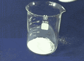 Instant Snow Sodium Polyacrylate Reacts with Water