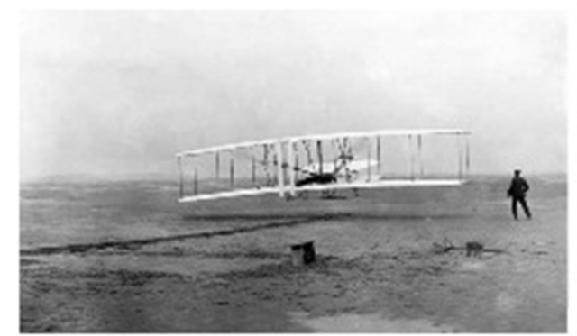Airplane, 1903. Inventors: Orville Wright  and Wilbur Wright.