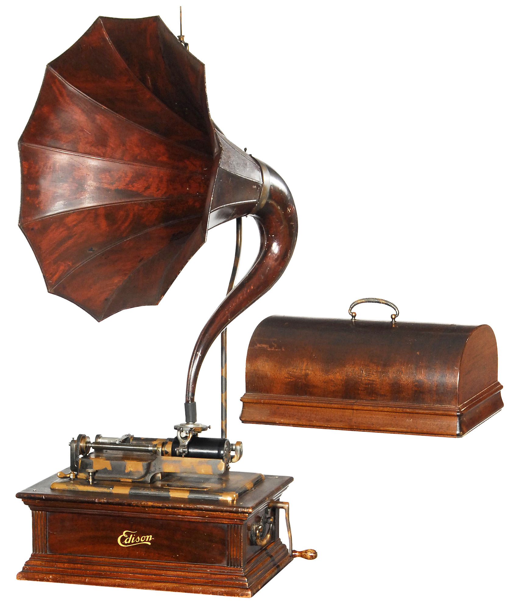 Gramophone, 1878. Inventor : Thomas Edison