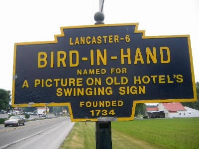 Bird-in-Hand, Pennsylvania