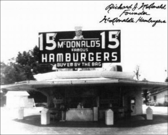 One of the First McDonalds Restaurants