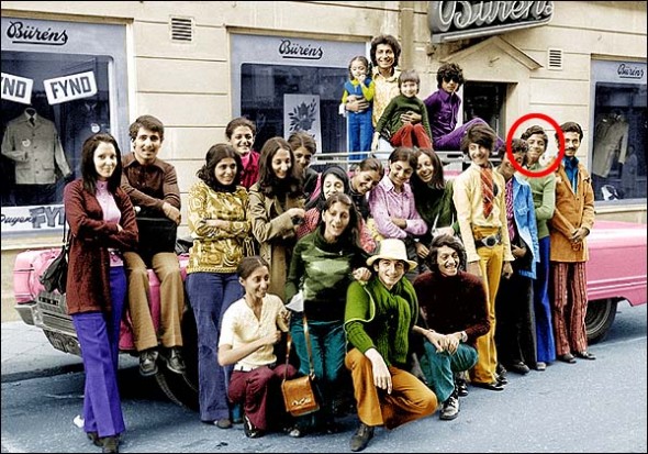 Osama bin Laden with His Family Visiting Falun in Sweden in 708242