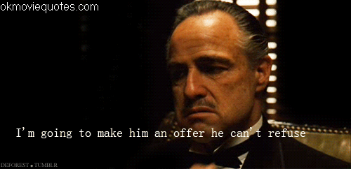marlon brando - I'm going to make him an offer he can t refuse Deforest. Tumblr