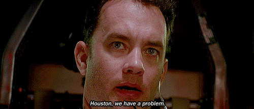tom hanks apollo 13 gif - Houston, we have a problem.
