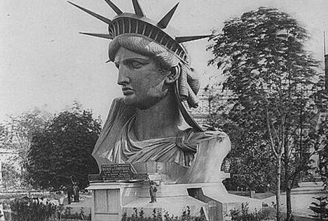 The official dedication ceremony for Frances gift of the "New Colossus" was in 1886, but the idea had been in the works since 1865, when French politician Edouard Rene Lefebvre de Laboulaye decided France should do something to honor the U.S. after the Civil War. The statue was built overseas and shipped to the U.S. in pieces. If youre leaning toward some large statuary like this for your brother from another country, you should probably warn him that hes going to need to clear some yard space.