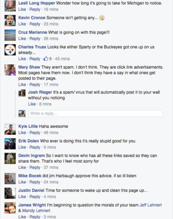University of Michigan Facebook Pages Get Hacked