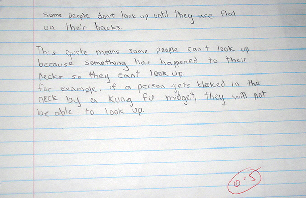 12 MORE Awesomely Incorrect Test Answers From Kids
