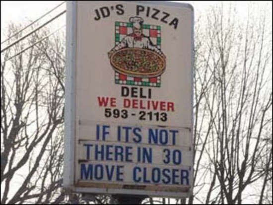 20 Pizza Signs You Can't Help But Laugh At