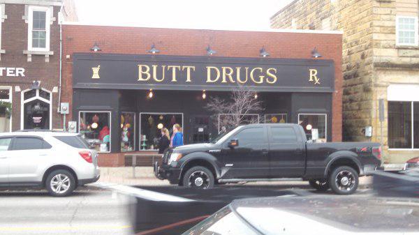 funny drug store names - Ter I Butt Drugs R