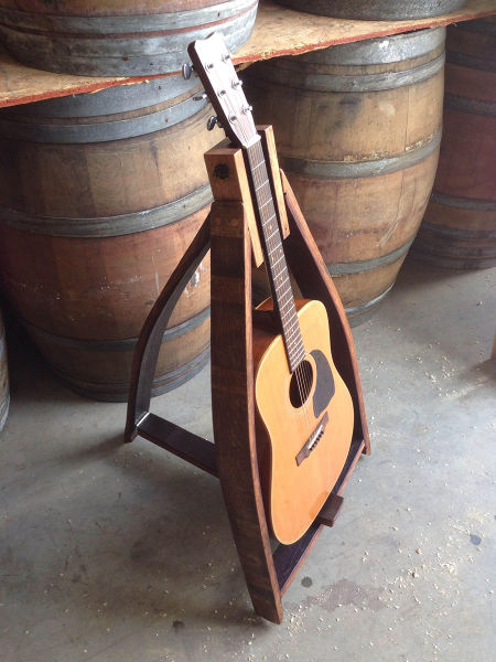 wine barrel creativity wine barrel guitar stand