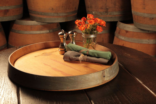 wine barrel creativity table