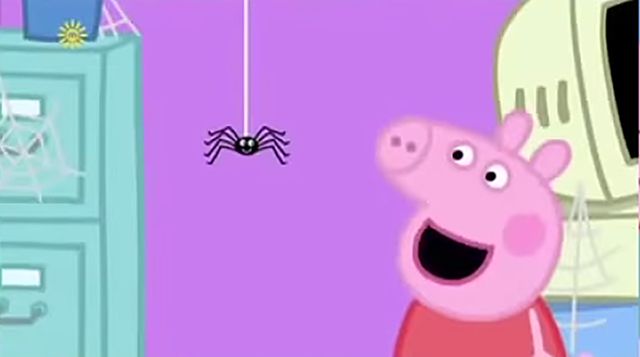 In 2012 an episode of Peppa Pig was deemed unsuitable for broadcast in Australia because it said that spiders were not to be feared.
