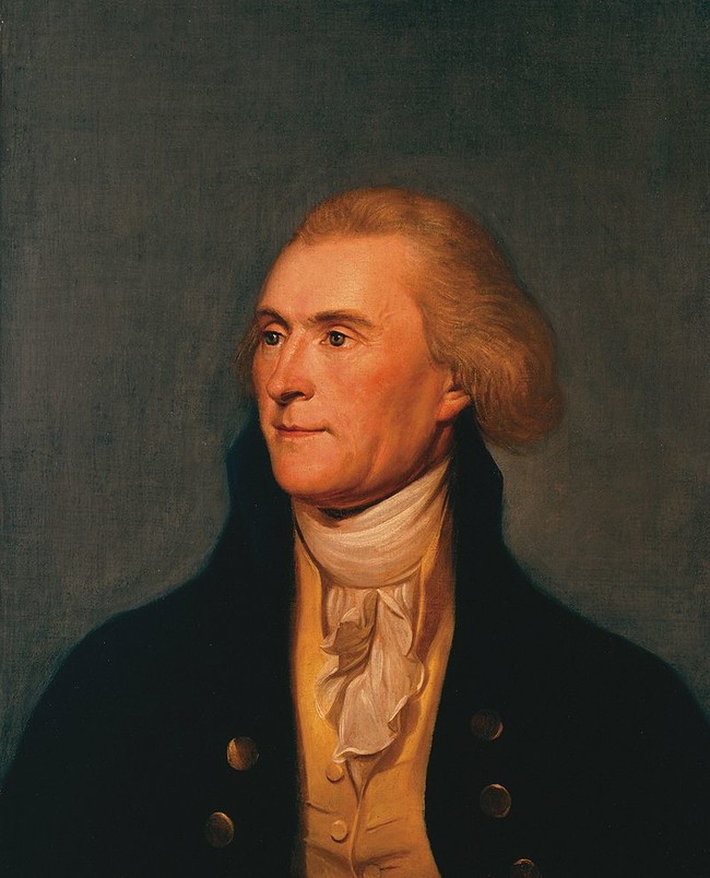 Thomas Jefferson was all-around weird.Jefferson's most famous secret was his affair with his slave, Sally Hemings, but he has a host of other weird facts surrounding him. He's credited with introducing a number of foods to the U.S. palate, including vanilla ice cream and macaroni and cheese. He also believed that woolly mammoths still lived in the American West and tasked Lewis and Clark with finding one. He was also fond of revising religion, namely by literally cutting out passages of the Bible he didn't like. He was also petrified of public speaking, giving only two speeches in his two terms as president.