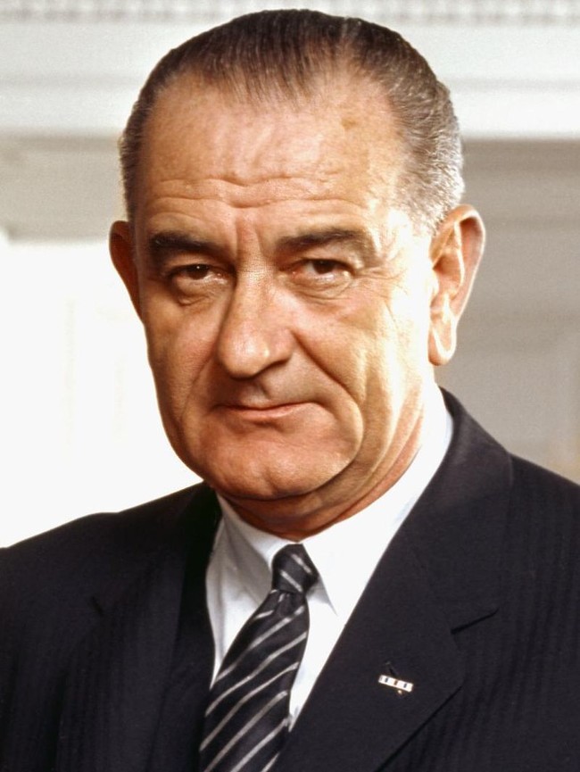 Lyndon B. Johnson and his apt name. His face doesn't exactly scream "ladies' man," but Johnson was all about his, um, Johnson. He had a habit of whipping out his member in public. Literally. No shame. He nicknamed it "Jumbo." We're not making this up. He also had numerous affairs with pretty much any female, and his wife was okay with it.