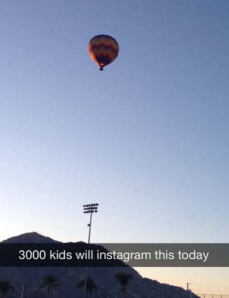 snapchat funny - Wa 3000 kids will instagram this today