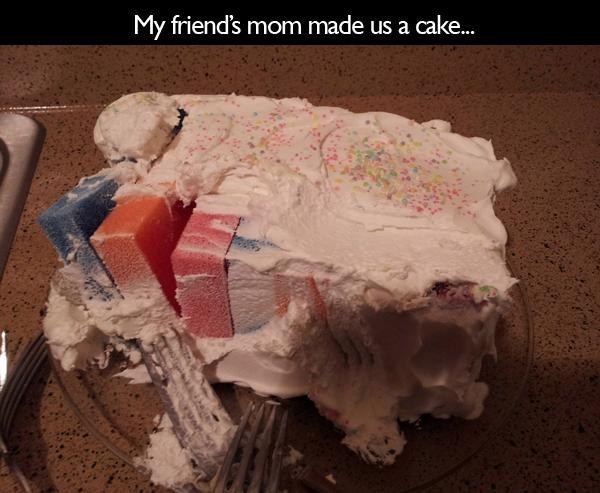 parents pranking kids - My friend's mom made us a cake...