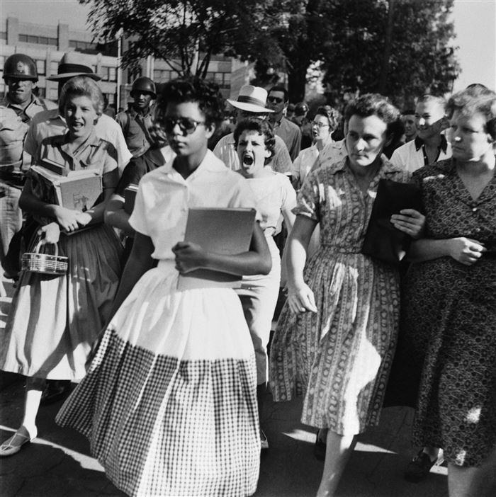 Elizabeth Ann Eckford was one of nine African-American students allowed entry into Little Rock Central High School in 1957 – she was determined to gain victory over hate.