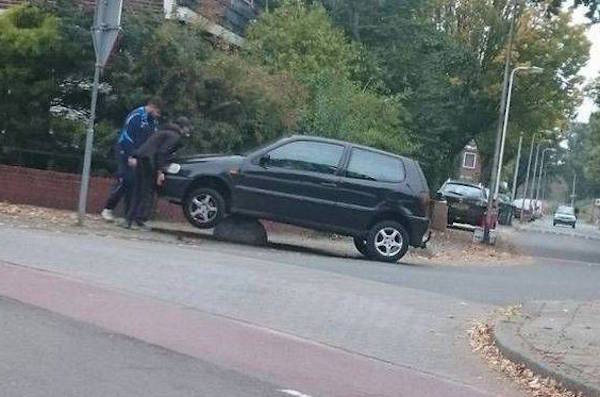 unlucky family car
