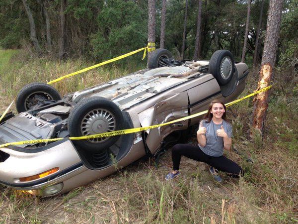 unlucky car wrecks