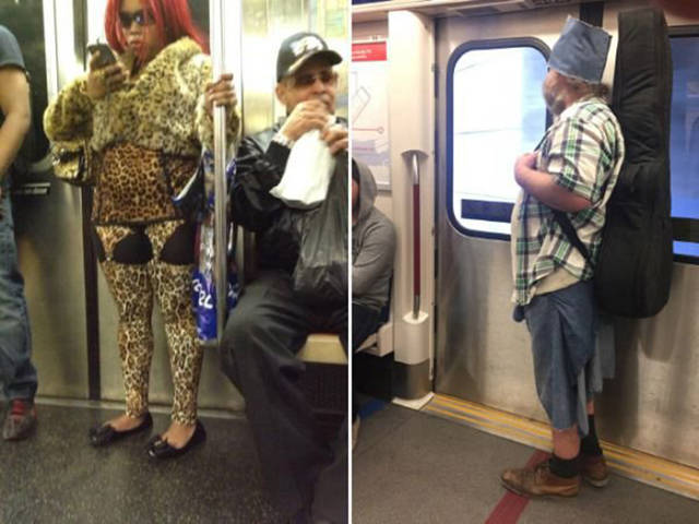 26 Times the ride the METRO became a very strange experience