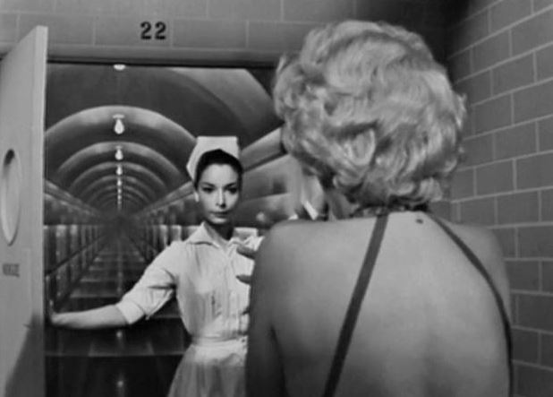 "Twenty-Two" A tale of a woman who repeatedly dreams that she walks down a long, dark corridor to the hospital morgue, where she is greeted by a nurse who says, "Room for one more, honey."  Of course, it's only a dream, right?