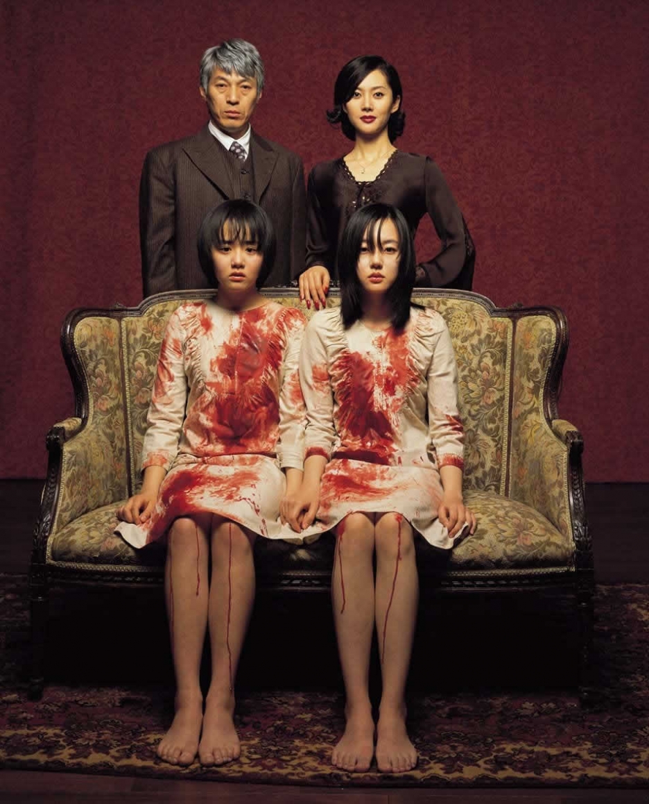 2.  "A Tale of Two Sisters" 2003 Following the suicide of his wife, Mu-Hyun takes his two daughters out of hospitalization to stay in a remote country home with their stepmother, Eun-joo. Elder sister Su-mi is mean to her stepmother, while younger sister Su-yeon is mostly silent. After a series of creepy disturbances, Eun-joo locks Su-yeon in a wardrobe, which enrages Su-mi even more. When Mu-Hyun goes into town, Su-mi finally confronts her stepmother in a painfully revealing fight.