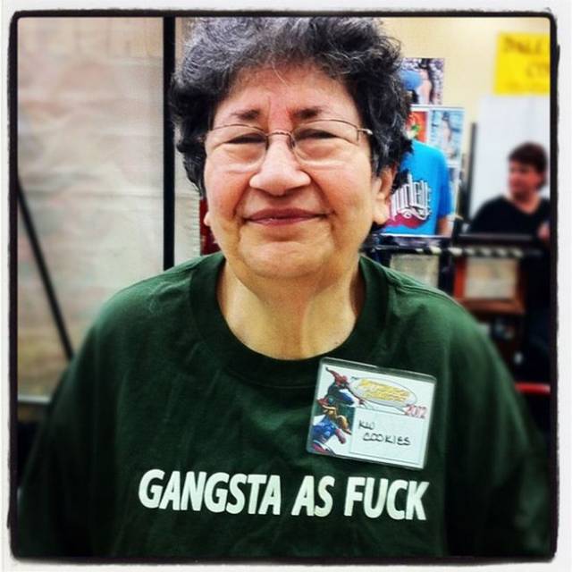 11 Old People wearing Funny Shirts