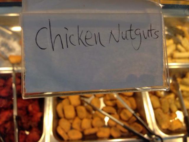 funny chinese buffet - 3 Chicken Nutgut