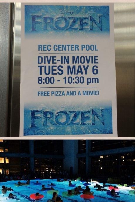 water - Frozen Rec Center Pool DiveIn Movie Tues May 6 Free Pizza And A Movie! Frozen